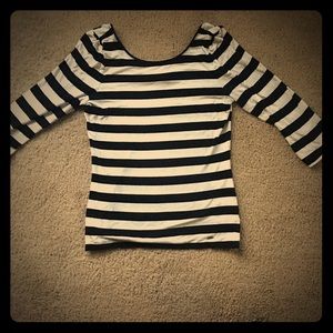 Striped WHBM top